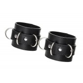 Черные наручники Anonymo на сцепке - ToyFa - купить с доставкой в Балаково