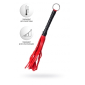 Красно-черный флоггер Anonymo - 28 см. - ToyFa - купить с доставкой в Балаково