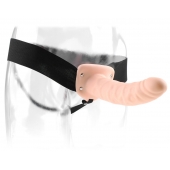 Полый страпон 8  Hollow Strap-On телесного цвета - 19 см. - Pipedream - купить с доставкой в Балаково