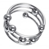 Большое металлическое кольцо под головку пениса - ToyFa - купить с доставкой в Балаково