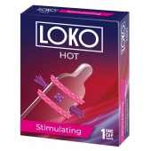 Стимулирующая насадка на пенис LOKO HOT с возбуждающим эффектом - Sitabella - в Балаково купить с доставкой