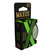 Презервативы в пластиковом кейсе MAXUS AIR Mixed - 3 шт. - Maxus - купить с доставкой в Балаково