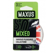 Презервативы в пластиковом кейсе MAXUS AIR Mixed - 3 шт. - Maxus - купить с доставкой в Балаково