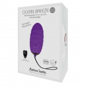 Фиолетовое виброяйцо с пультом ДУ Ocean Breeze 2.0 + LRS - Adrien Lastic