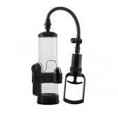 Прозрачная вакуумная помпа с вибрацией Vibrating Penis Pump - Dream Toys - в Балаково купить с доставкой