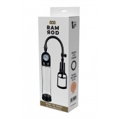 Прозрачная вакуумная помпа с манометром Deluxe Penis Pump - Dream Toys - в Балаково купить с доставкой