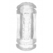 Прозрачный двусторонний мастурбатор Sophia - вагина и анус - Dream Toys - в Балаково купить с доставкой