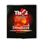 Разогревающий гель-лубрикант Stimulove Strong в одноразовой упаковке - 4 гр. - Биоритм - купить с доставкой в Балаково