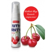 Гель-смазка Tutti-frutti с вишнёвым вкусом - 30 гр. - Биоритм - купить с доставкой в Балаково