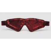 Двусторонняя красно-черная маска на глаза Reversible Faux Leather Blindfold - Fifty Shades of Grey - купить с доставкой в Балаково