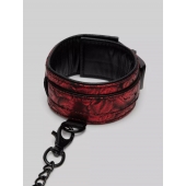 Красно-черные оковы Reversible Faux Leather Ankle Cuffs - Fifty Shades of Grey - купить с доставкой в Балаково