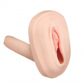 Мастурбатор-вагина с вибрацией и выносным пультом управления REALSTUFF SMOOTH   BALD - Dream Toys - в Балаково купить с доставкой