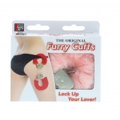 Металлические наручники с розовой меховой опушкой METAL HANDCUFF WITH PLUSH PINK - Dream Toys - купить с доставкой в Балаково