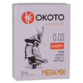 Набор из 4 презервативов OKOTO MegaMIX - Sitabella - купить с доставкой в Балаково