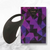 Черное эрекционное виброкольцо Thor Cockring - FeelzToys - в Балаково купить с доставкой