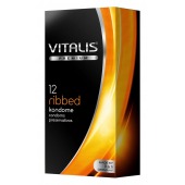 Ребристые презервативы VITALIS PREMIUM ribbed - 12 шт. - Vitalis - купить с доставкой в Балаково