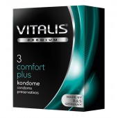 Контурные презервативы VITALIS PREMIUM comfort plus - 3 шт. - Vitalis - купить с доставкой в Балаково