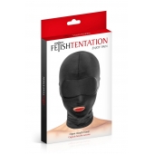 Сплошная маска на голову с прорезью для рта - Fetish Tentation - купить с доставкой в Балаково