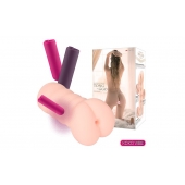 Телесный вибромастурбатор-анус Tong-ggo Auto - KOKOS - в Балаково купить с доставкой