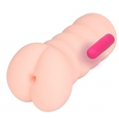 Телесный вибромастурбатор-анус Tong-ggo Auto - KOKOS - в Балаково купить с доставкой