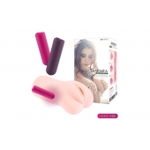 Телесный вибромастурбатор-вагина Sandara Auto - KOKOS - в Балаково купить с доставкой