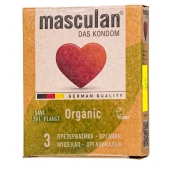 Экологически чистые презервативы Masculan Organic - 3 шт. - Masculan - купить с доставкой в Балаково