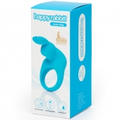 Голубое эрекционное виброкольцо Happy Rabbit Rechargeable Rabbit Cock Ring - Happy Rabbit - в Балаково купить с доставкой
