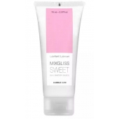 Смазка на водной основе Mixgliss Sweet с ароматом бабл-гам - 70 мл. - Mixgliss - купить с доставкой в Балаково