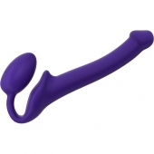 Фиолетовый безремневой страпон Silicone Bendable Strap-On - size S - Strap-on-me - купить с доставкой в Балаково