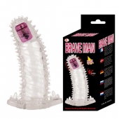 Насадка-удлинитель с пупырышками, усиками и вибропулькой - Baile - в Балаково купить с доставкой