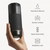 Черный мастурбатор с контролем всасывания Arcwave Pow Stroker - Arcwave - в Балаково купить с доставкой