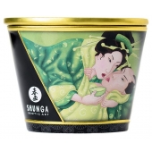 Массажная свеча Exotic Green Tea с ароматом зелёного чая - 170 мл. - Shunga - купить с доставкой в Балаково