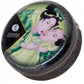 Массажная свеча Exotic Green Tea с ароматом зелёного чая - 30 мл. - Shunga - купить с доставкой в Балаково