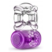 Фиолетовое эрекционное виброкольцо One Night Stand Vibrating C-Ring - Blush Novelties - в Балаково купить с доставкой
