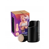 Телесный интерактивный мастурбатор-вагина Kiiroo Keon Combo Set Feel Britney Amber - Kiiroo - в Балаково купить с доставкой