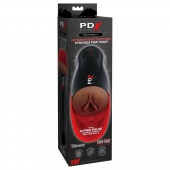 Коричневый мастурбатор-вагина с вибрацией Fuck-O-Matic 2 - Pipedream - в Балаково купить с доставкой