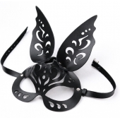 Черная ажурная маска  Зайка  с ушками - Crazy Handmade - купить с доставкой в Балаково