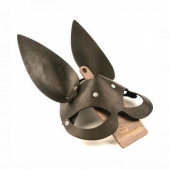 Черная гладкая маска  Зайка  с длинными ушками - Crazy Handmade - купить с доставкой в Балаково