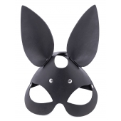 Черная гладкая маска  Зайка  с длинными ушками - Crazy Handmade - купить с доставкой в Балаково