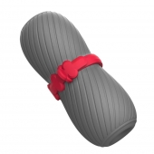 Серый эластичный мастурбатор с утяжкой - S-HANDE - в Балаково купить с доставкой