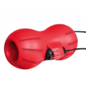 Красный тугой мастурбатор с вибропулями  и пультом - S-HANDE - в Балаково купить с доставкой