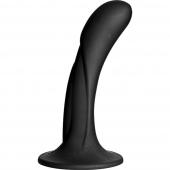 Черная изогнутая насадка Vac-U-Lock G-Spot - 16,5 см. - Doc Johnson - купить с доставкой в Балаково