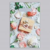 Полиэтиленовый пакет  Подарочек  с вырубной усиленной ручкой - 20 х 30 см. - Сима-Ленд - купить с доставкой в Балаково