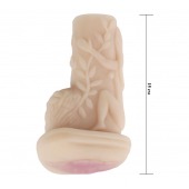 Реалистичный мастурбатор-вагина с вибрацией - LOVETOY (А-Полимер) - в Балаково купить с доставкой