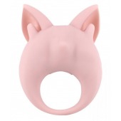 Нежно-розовое перезаряжаемое эрекционное кольцо Kitten Kiki - Lola Games - в Балаково купить с доставкой