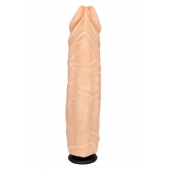 Телесная насадка-фаллос с пышными венами - 19,5 см. - LOVETOY (А-Полимер) - купить с доставкой в Балаково