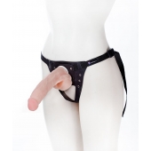 Реалистичный фаллос на поясе Harness - 20,5 см. - LOVETOY (А-Полимер) - купить с доставкой в Балаково
