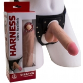 Страпон в подарочной упаковке: трусики с плугом и фаллоимитатор-насадка - 16 см. - LOVETOY (А-Полимер) - купить с доставкой в Балаково