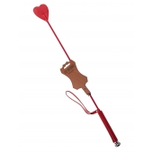 Стек с красным наконечником-сердечком - 70 см. - Sitabella - купить с доставкой в Балаково