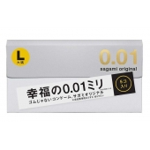 Презервативы Sagami Original 0.02 L-size увеличенного размера - 5 шт. - Sagami - купить с доставкой в Балаково